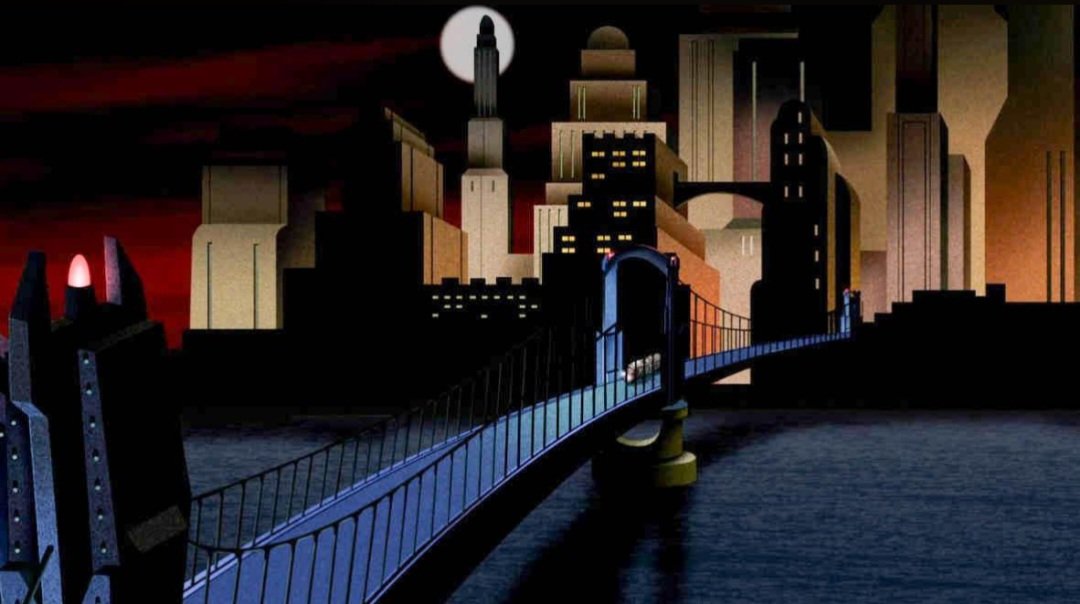 AestheticsPower's tweet photo. The "Dark Deco" of Batman: The Animated Series https://t.co/UOQJ5QG8H6
