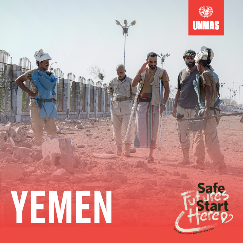 UNDPPA's tweet photo. .@UNMAS helps protect @UN personnel and assets, and trains military and police in explosive ordnance disposal across peace operations, including special political missions. On this #MineAction Day, learn more about their life-saving work: https://t.co/oQNZu1Hnkg #IMAD2025