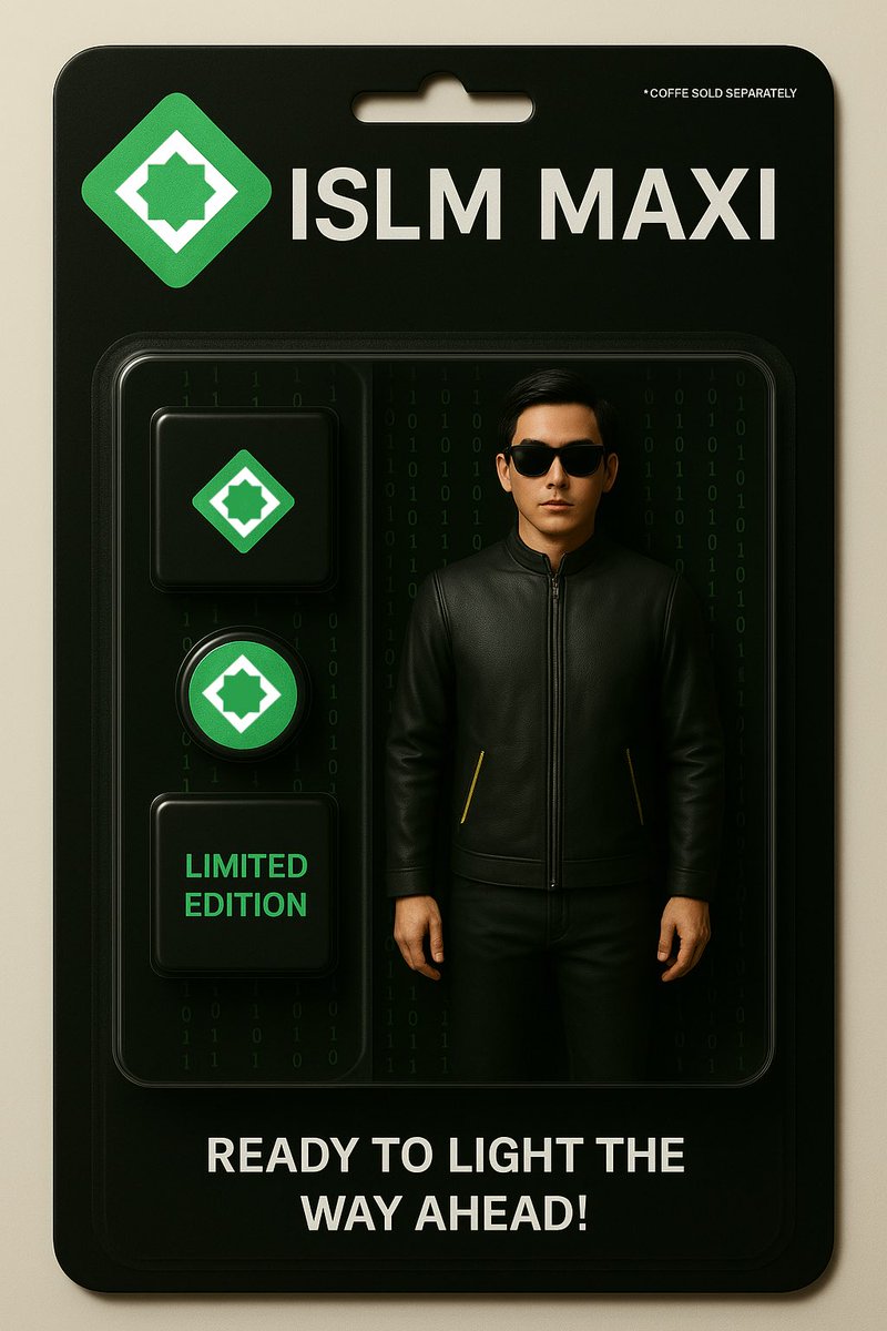 Islamic_Coin's tweet photo. Okay, it’s not in stores (yet), but how cool would this be?
#ISLM_MAXI https://t.co/rdzE1e4fqq