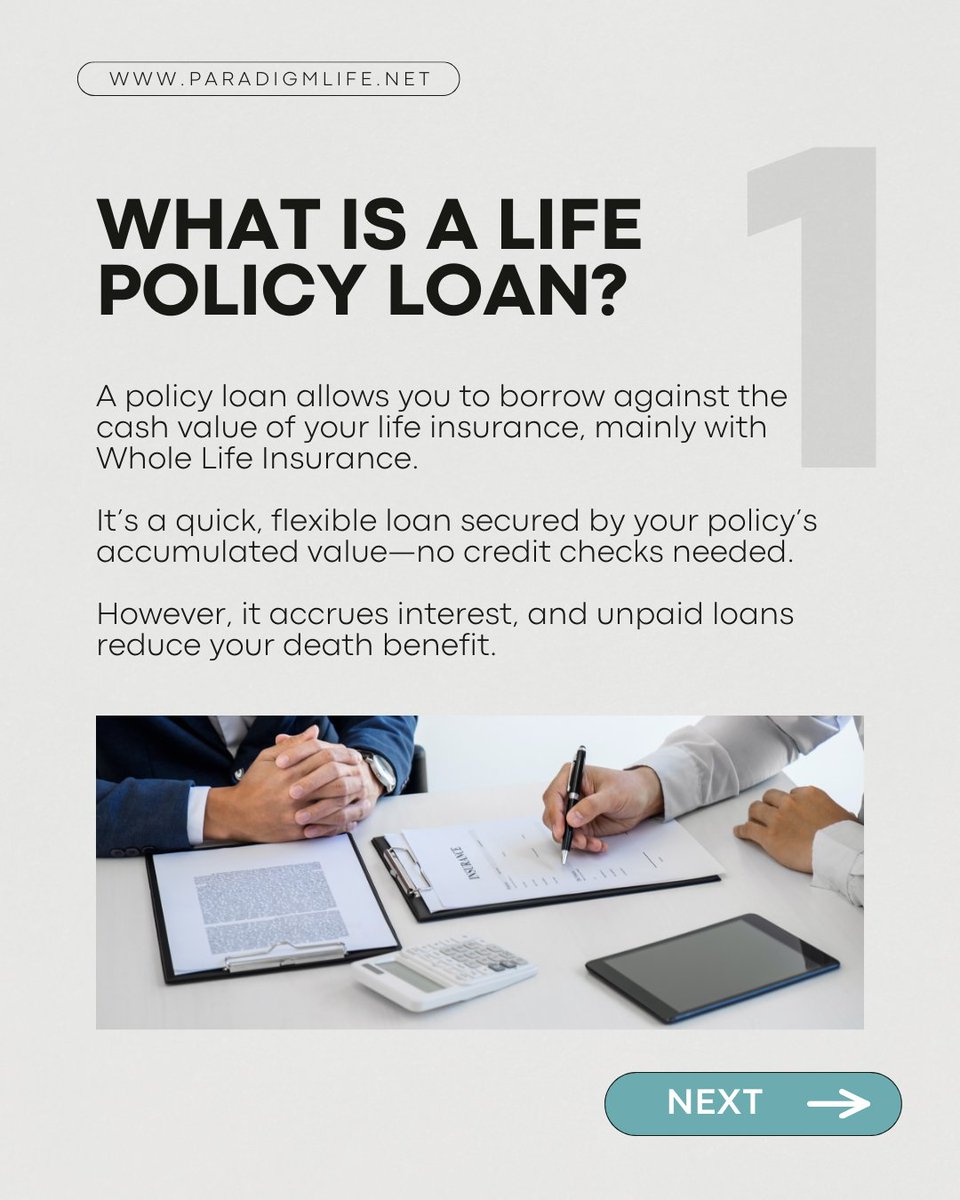 ParadigmLife's tweet photo. Need a financial lifeline? ⬇️ Your life insurance policy could be the answer.

Read the full blog here: https://t.co/iWQVUMXpbv

#lifeinsurance #policyloans #financialplanning #wealthbuilding #paradigmlife #perpetualwealthstrategy https://t.co/Wa6cKWzxGi
