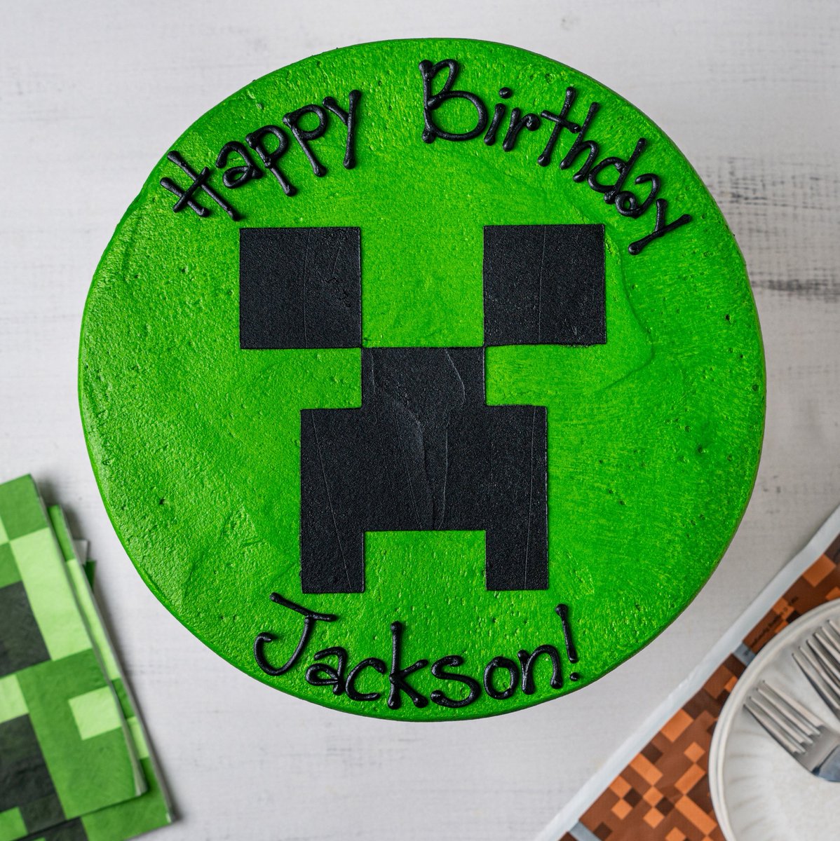 Block by block, bite by bite! 🟩⚒️ Celebrate the Minecraft movie release with this epic cake—perfect for any fan! #MinecraftCake #SweetCraft #JustInTimeForTheMovie