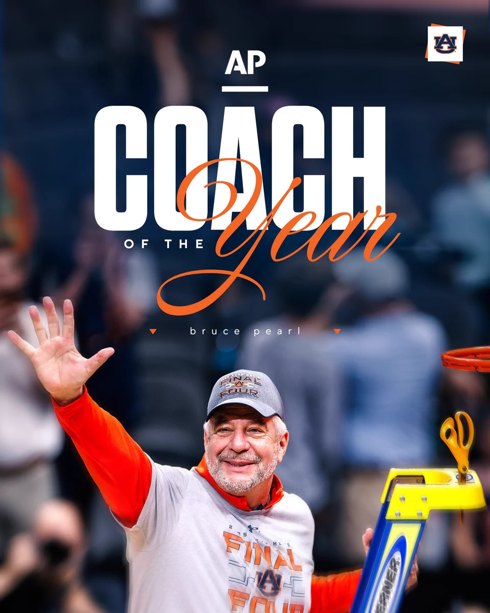 Bruce pearl is the AP coach of the year