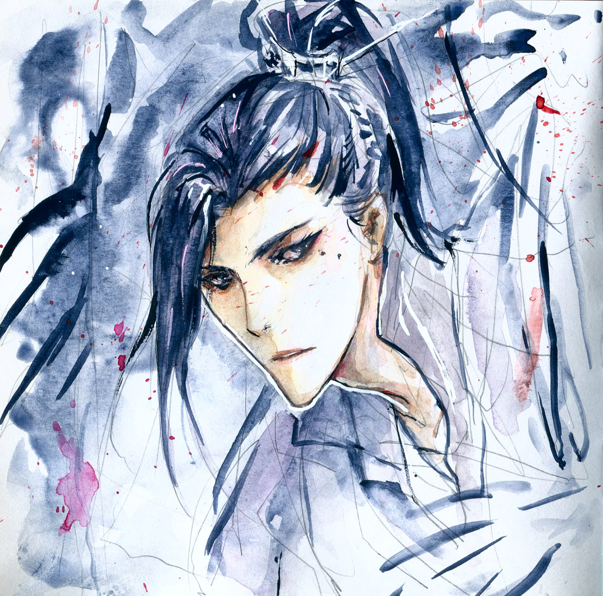Акварельный набросок Лю.
Который разнообразия ради (в фд) на охоте на всякую нечисть, а не в странных отношениях хд
#LiuQingge