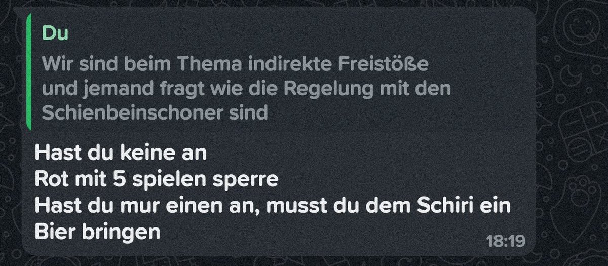 Thema Schiedsrichter Lehrgang