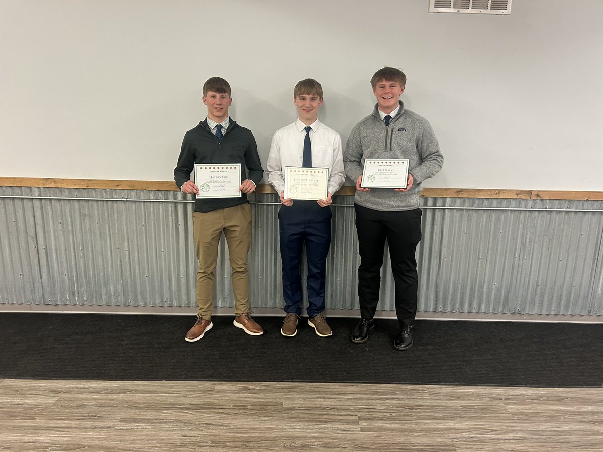 MREaglesBBall's tweet photo. JV Award Winners:

Defender: Hayden Fox
Most Improved: Landon Gartner 
Eagle: Eli Healy https://t.co/G5A2khQGtJ