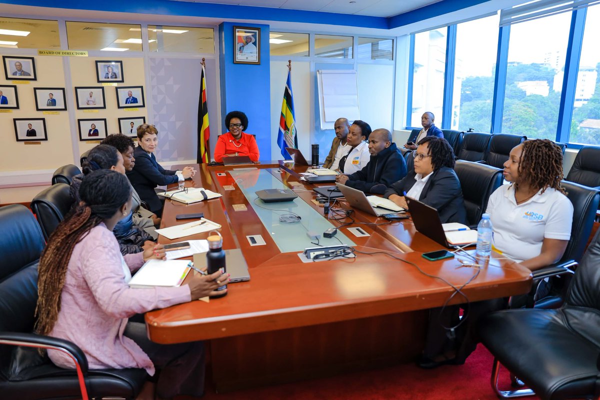 URSBHQ's tweet image. The Registrar General, @Mercykains today met a delegation from the International Finance Corporation  led by Ms. Luz Sulamina, Manager Credit Infrastructurein Africa. The two discussed the  Movable Asset Based Lending Project (MABL
Project) under the Uganda Investment and Sector…