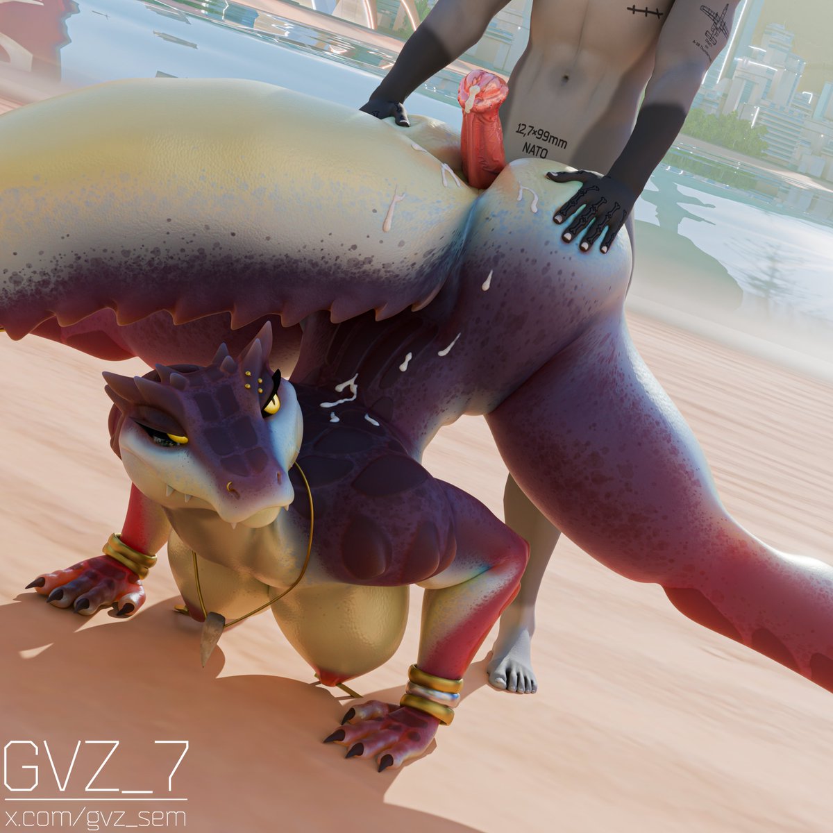 Great beach🔥🍑💦

Striker model by: My OC
Kroxigor model by: <a href="/VulgarVictor583/">VulgarVictor🔞</a> 

#XXX #Kroxigor #Rule34 #OC #furryartwork #beach #cum #Horses #NSFW #bigbutt #wolf #crocodile #Blender