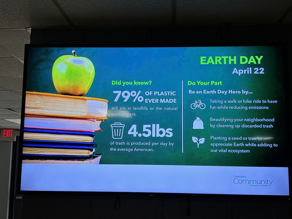 Thank you Cedar Bluff  School for promoting our <a href="/Cenergistic/">Cenergistic®</a>  Energy program now in its 11th years and 3.5 mil in Cost Avoidance Utility savings. Also for promoting our upcoming Earth day April 22nd !  Cedar Bluff has cut their utility usage over 50% ! Thanks 😊