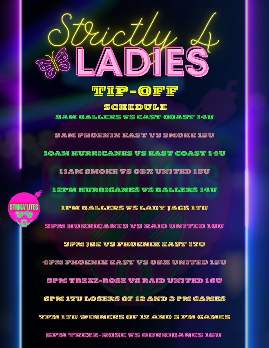 #S4L Tip-Off goes down tomorrow at Greene Central!

Should be an exciting day of ladies hoops in ENC💨