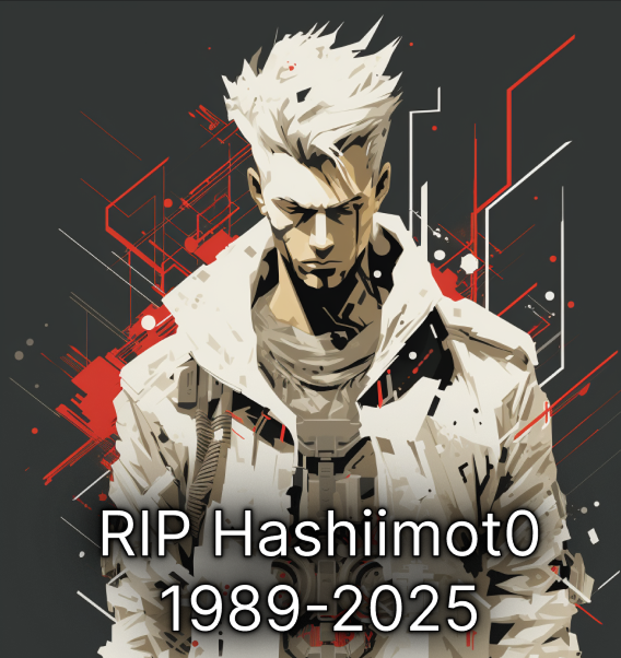 Today we remember the legend Hashiimot0 from <a href="/Galactic_Mining/">Galactic Mining Club🏴‍☠️🫡</a>.

We are very saddened to hear a friend has passed. This mint is in honor for everything he stood by and a chance to help his family who is in need.

All proceeds go to his family. We miss you Hashii. Fly high! 

Mint