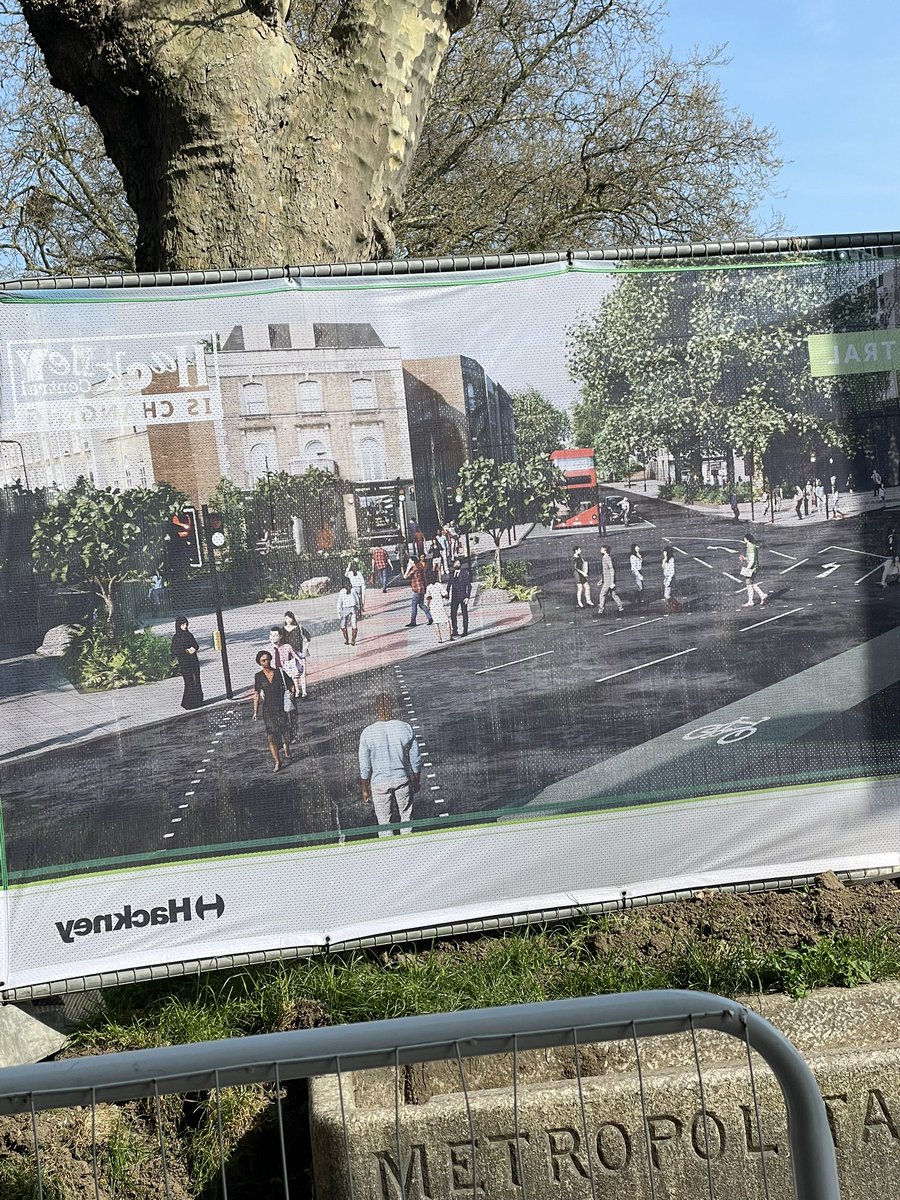 EmmanuelAk_'s tweet image. Excited to see some of the new development plans beginning to start in #HackneyCentral. Building on @hackneycouncil’s investment into building a greener, fairer borough 🌳 ✅. This will increase access for the public realm. 👍🏽

#Hackney