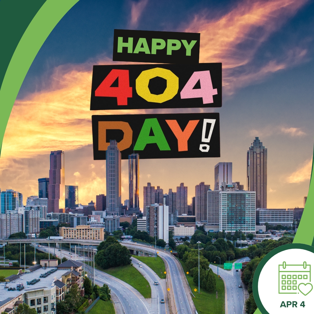 Atlanta is more than a city. It’s our why.🌟

#Happy404Day to the place that continues to power
our purpose. We don’t just serve the A, we show up for it. Every day.🍑💚
