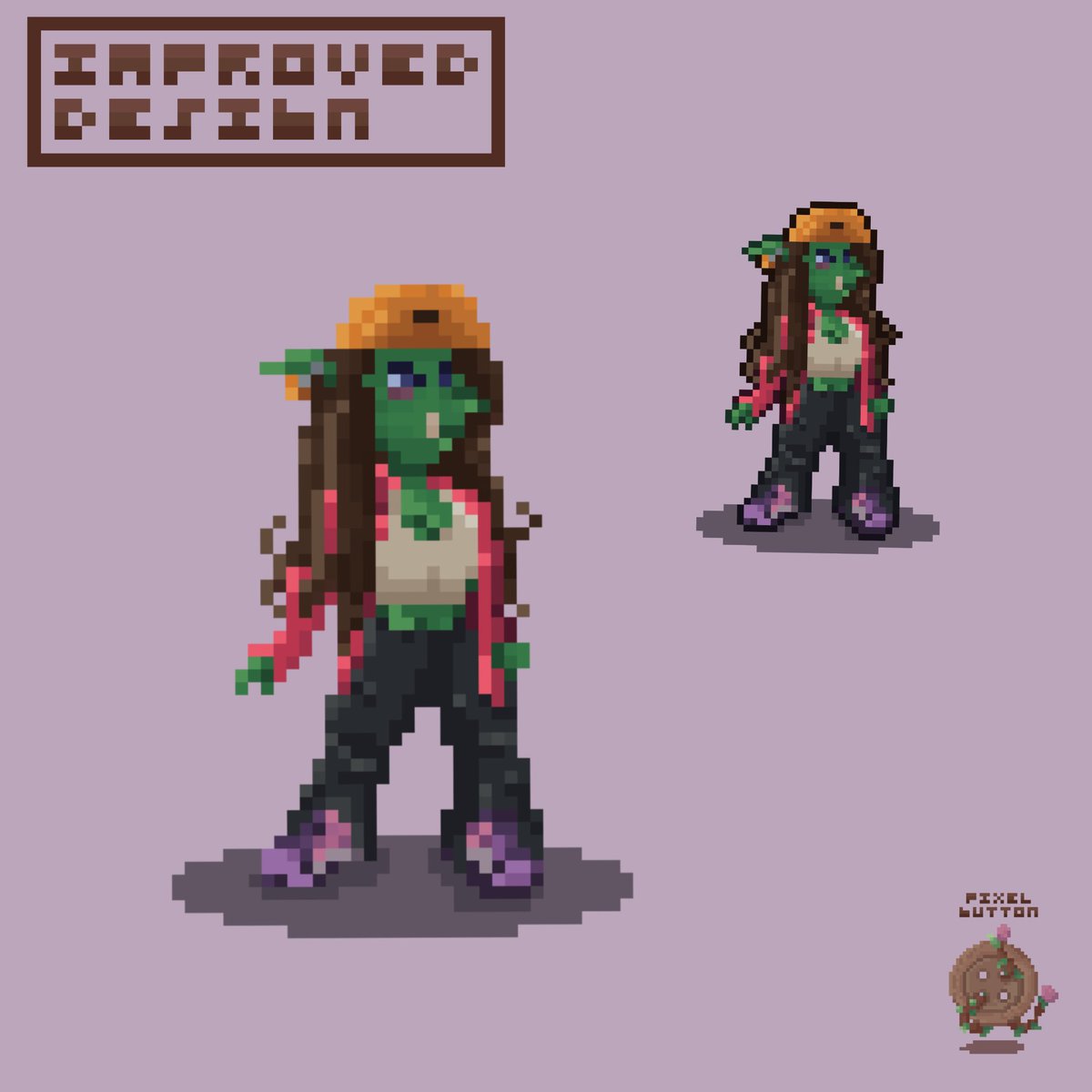 Pixel_Button's tweet image. progress ☺️

#pixelart #pixelartist #digitalart