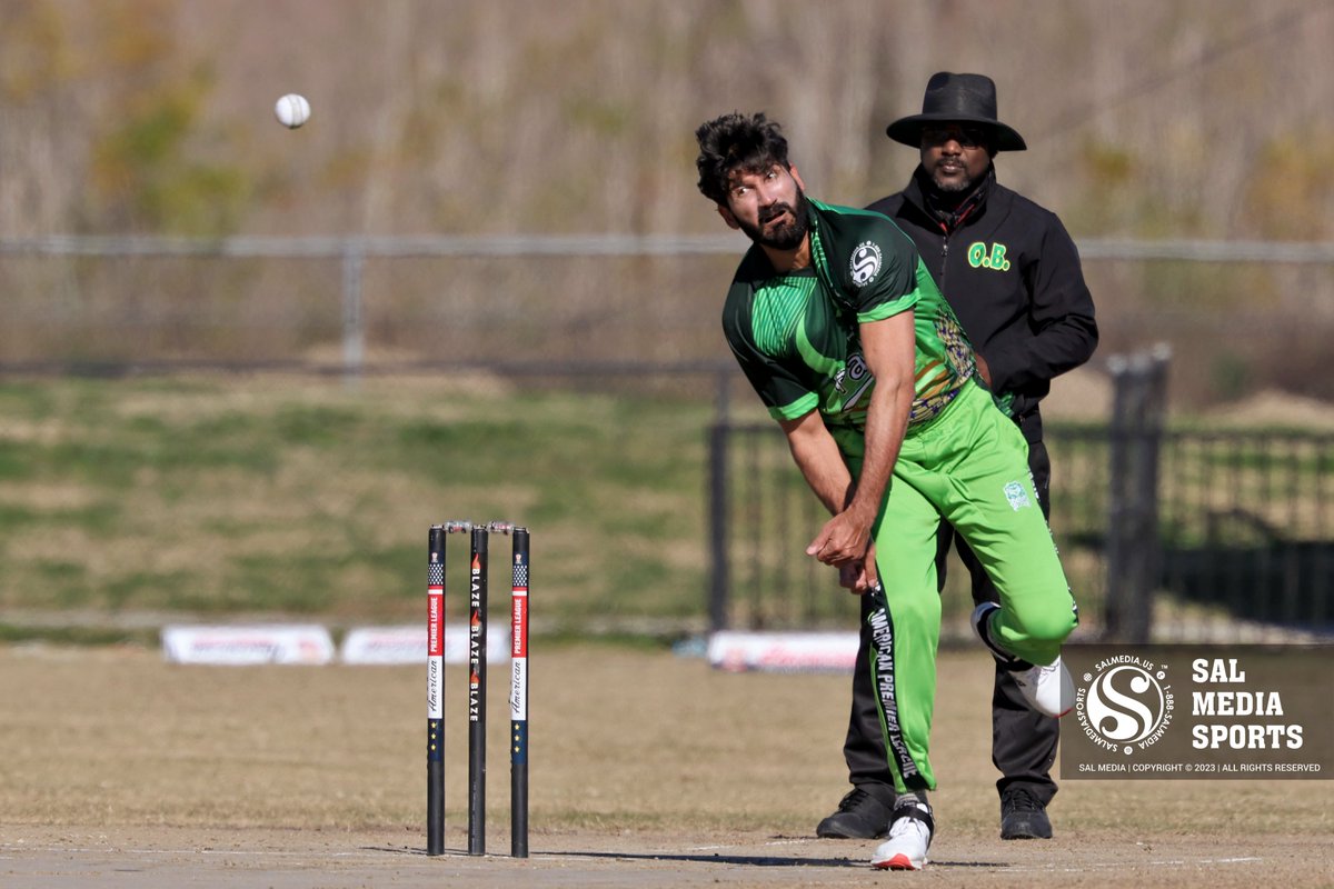 Pakistan Cricketer Sohail Tanveer during APL Season 2 against Premium Canadians.

#APL #SohailTanveer #T20Cricket #USACricket