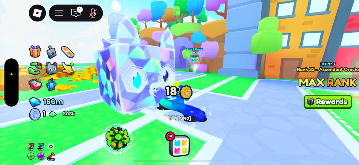 Good job clan! Uno killed it! #petsimulator99 #biggames <a href="/prest4n/">preston ☁️</a>  ty