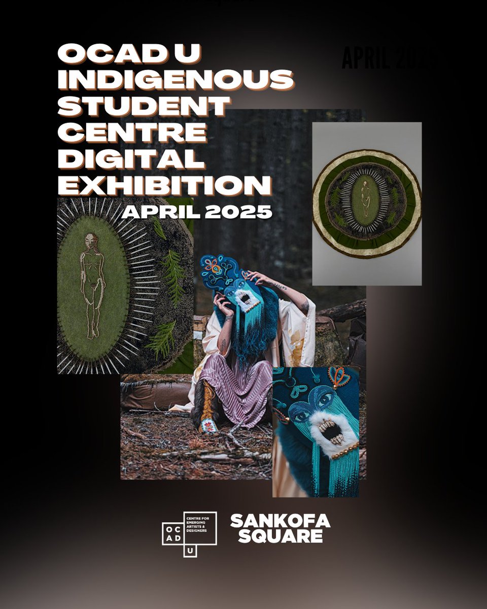 Sankofa Square (@sankofasquare) on Twitter photo π£ The <a href="/OCADU_CEAD/">OCAD U RBC Centre for Emerging Artists & Designers</a> Career Launcher Digital Exhibition is back! Featuring powerful works by <a href="/OCAD/">OCAD University</a> Indigenous artists Catherine Blackburn & Jordyn Hendricks, on view across digital screens all April long.
π More info: sankofasquare.ca/ocad-u-indigenβ¦
#SankofaSquare #OCADU #IndigenousArt π£ The <a href="/OCADU_CEAD/">OCAD U RBC Centre for Emerging Artists & Designers</a> Career Launcher Digital Exhibition is back! Featuring powerful works by <a href="/OCAD/">OCAD University</a> Indigenous artists Catherine Blackburn & Jordyn Hendricks, on view across digital screens all April long.
π More info: sankofasquare.ca/ocad-u-indigenβ¦
#SankofaSquare #OCADU #IndigenousArt