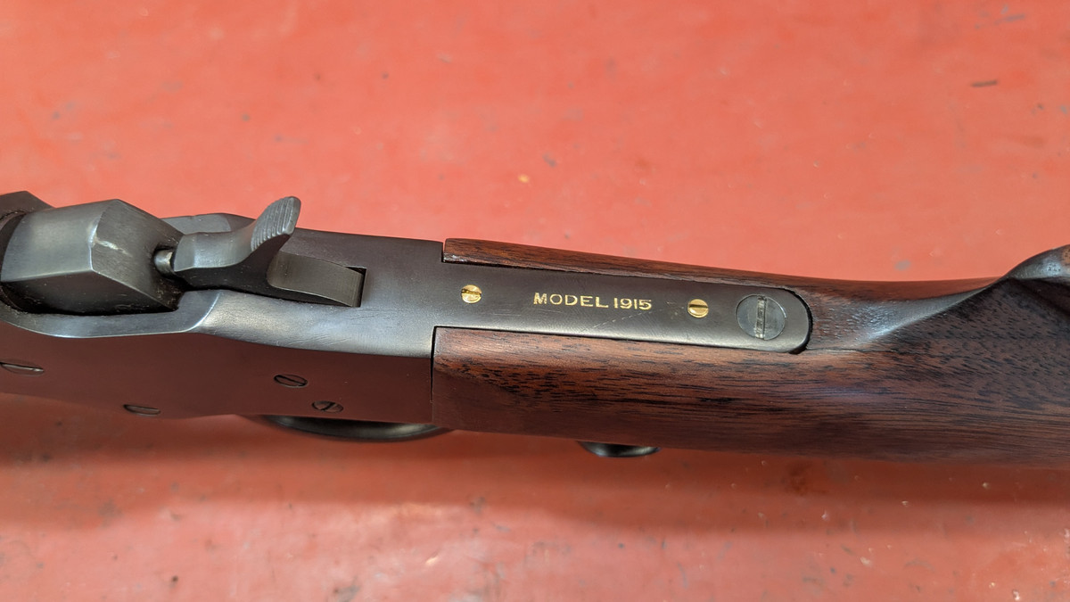 RedlegInc's tweet image. Started with a worn-out Stevens Favorite. Kept the receiver, added a .17 Mach 2 octagon barrel, rust blued finish, hand-carved Mannlicher stock, brass buttplate, gold inlay, rebuilt internals. Built this one for my oldest son — a true legacy rifle. #RedlegGuns