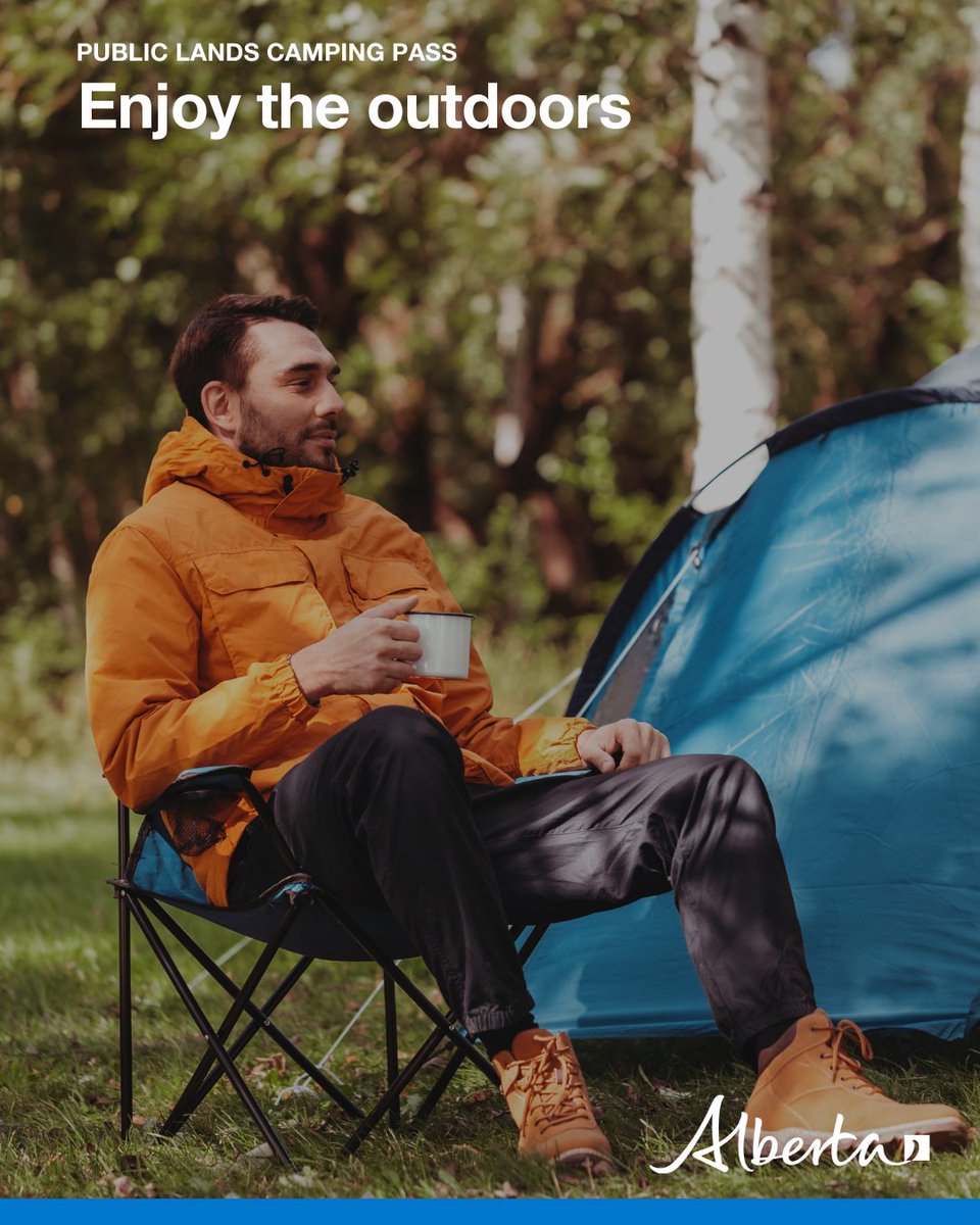 Spring has officially sprung, so it’s time to get re-acquainted with Mother Nature.

If you’re planning to camp on public land, remember to purchase a pass for each camper 18 years and older before leaving home.

Learn more: alberta.ca/campingpass