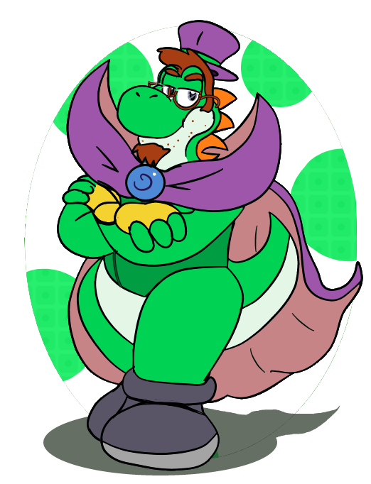 Happy Yoshi Day~
A redraw of my first imagine joining the "Yoshi Community", but now as a real yoshi.
#Yoshi #sona #oc #yoshiday