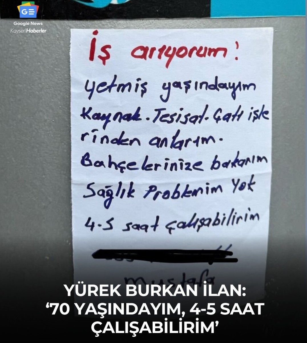 Şu ilandan utanacak bir yekili aranıyor...
#öldü #enflasyon #zam #işçi