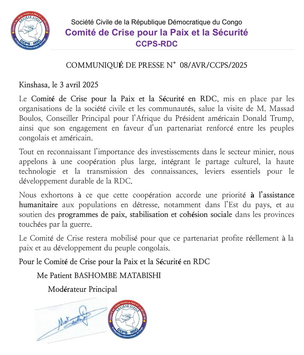 Patient BASHOMBE M tweet media