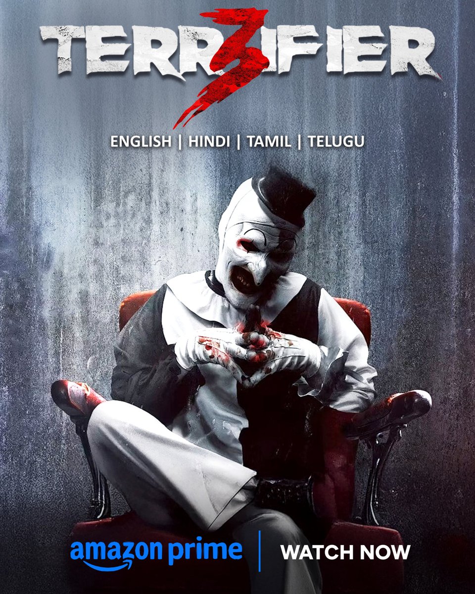 Crazyydas's tweet image. இதோ பெட்டி வந்திருச்சு
தமிழ் டப்பிங் ✅

The most violent movie 
 #Terrifier3