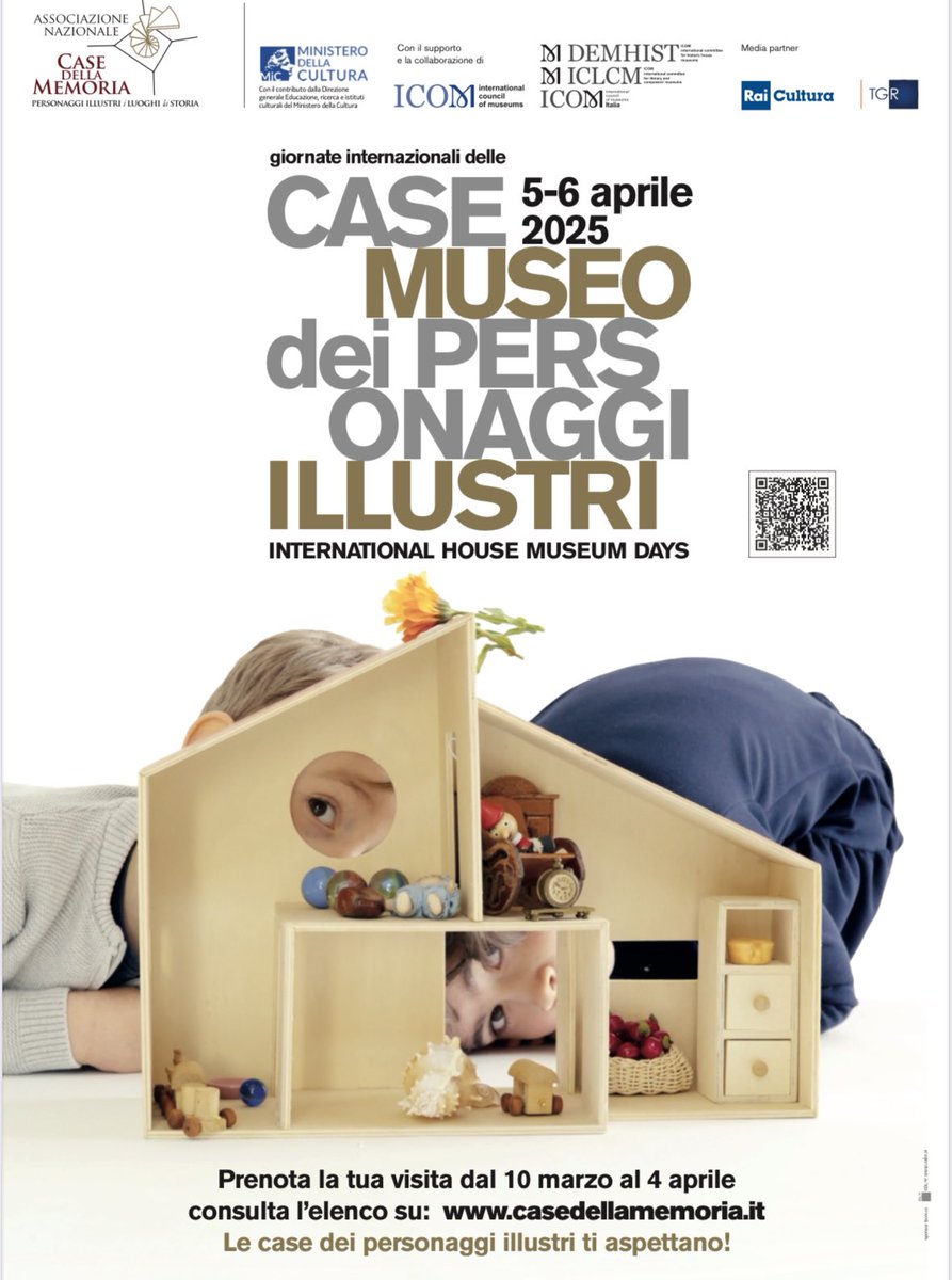 Casa Luzzati è lieta di partecipare alla Giornate Internazionali delle Case Museo dei Personaggi Illustri che si tengono il 5 e il 6 aprile.
Qui tutte le info sull'iniziativa 
raicultura.it/raicultura/eve…