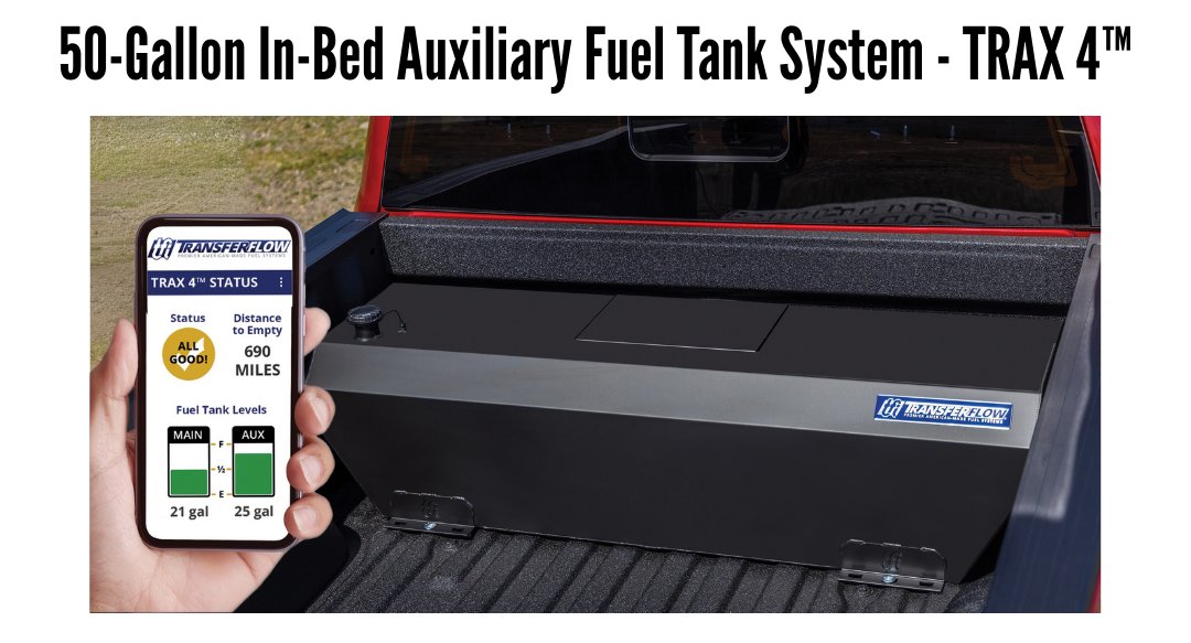 transferflow's tweet image. Today is the last chance to save $250 on a 50-gallon in-bed auxiliary fuel tank system! No code is needed; the discount is applied automatically. To place your order, visit transferflow.com!
#TransferFlow #TransferFlowFuelTanks
