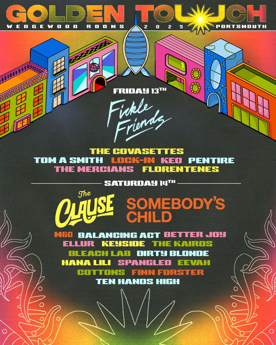 M60 (@officialm60) on Twitter photo Absolutely buzzing to announce we'll be making our return to <a href="/goldentouchfest/">Golden Touch Festival</a> this summer...and the lineup is looking nuts ❤️🔥 Absolutely buzzing to announce we'll be making our return to <a href="/goldentouchfest/">Golden Touch Festival</a> this summer...and the lineup is looking nuts ❤️🔥