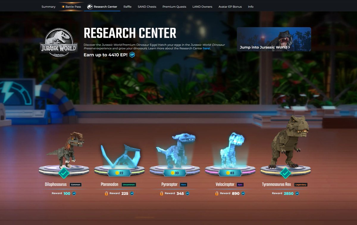 Who thinks they have a better dinosaur lineup in <a href="/TheSandboxGame/">The Sandbox</a> 😤 tsbga.me/TheSandbox #AlphaSeason5
