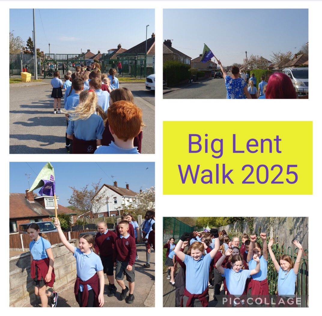 What a beautiful day to have our Big Lent Walk. 🌞 The children were very enthusiastic🤩👏 and they know that every step they have taken will be helping others around the world. Many thanks for all the sponsor money raised so far👏
<a href="/CAFODSchools/">CAFOD Schools</a> <a href="/CAFOD/">CAFOD</a> <a href="/DioceseWrexham/">Wrexham Diocese</a> <a href="/Pontifex/">Pope Leo XIV</a>