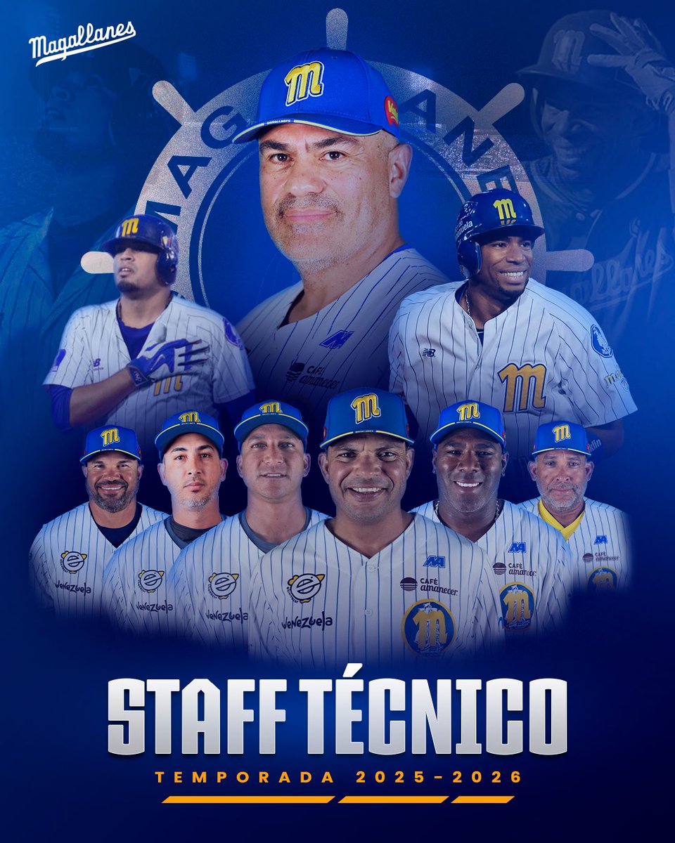 La Nave tiene su Staff ⛴️🙌

<a href="/Eperez1212/">Eddie Pérez 12</a> regresa como manager con

Mario Lissón - Banca
Darwin Marrero - Pitcheo
Ender Chávez - Bateo
Roberto Espinoza - Control de Calidad
Endy Chávez - 1ra Base
Ramón Borrego - 3ra Base
Clemente Álvarez - Receptores
Miguel Socolovich - Bullpen