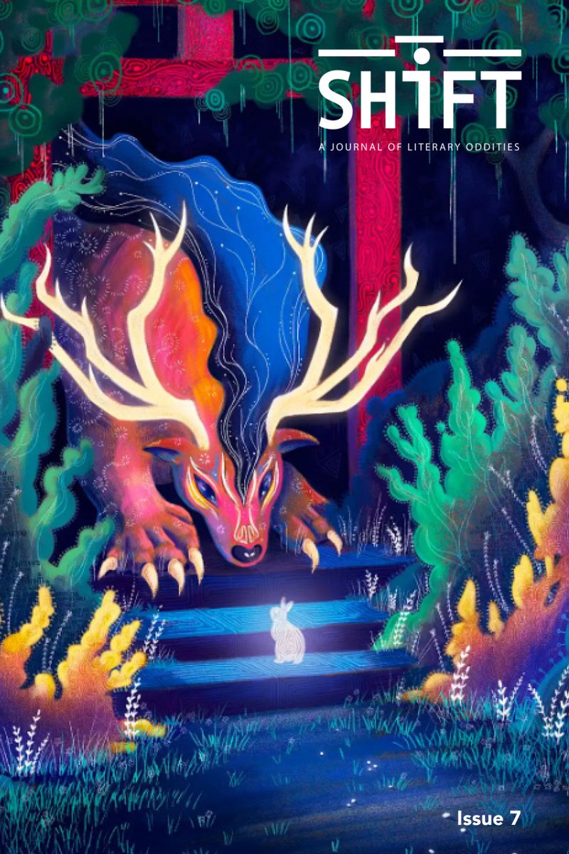 shiftlitjournal's tweet photo. We are so excited to reveal the cover for Shift issue #7! Amazing design by Claire Oh (@ pungsandogart on Instagram)

#literarymagazine #litmag #shiftlitmag https://t.co/OjaWceZL8t