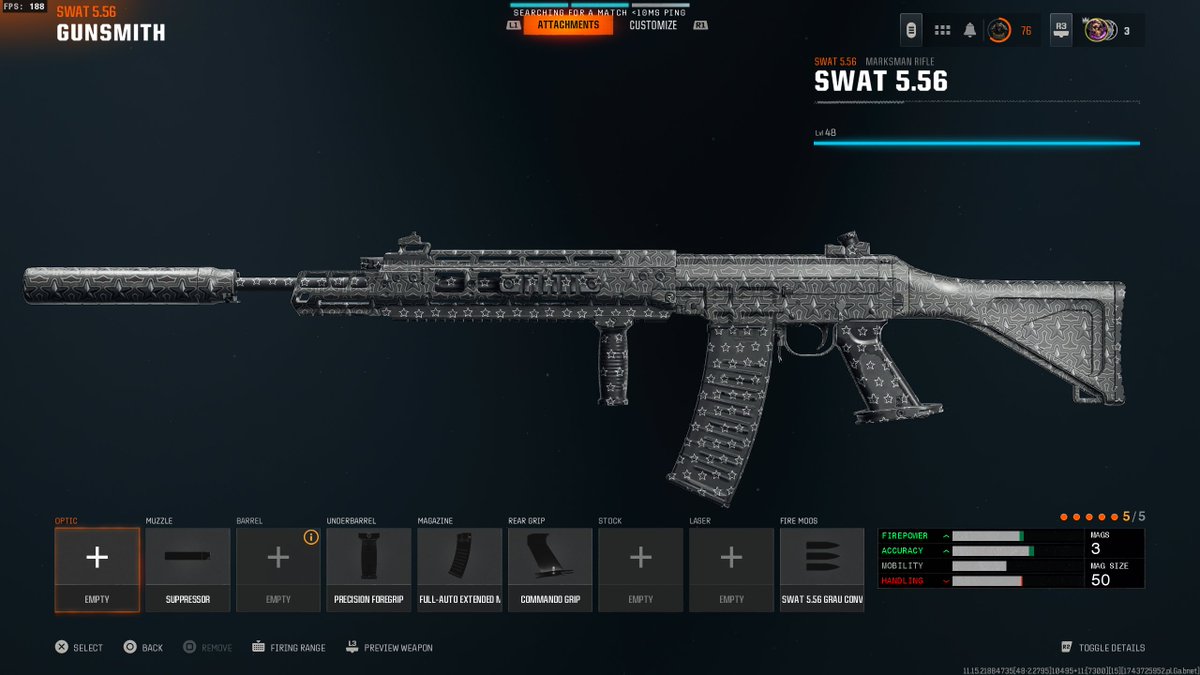Currently my go to Grau loadout on Black Ops 6. This thing doesn't move at all. #BlackOps6