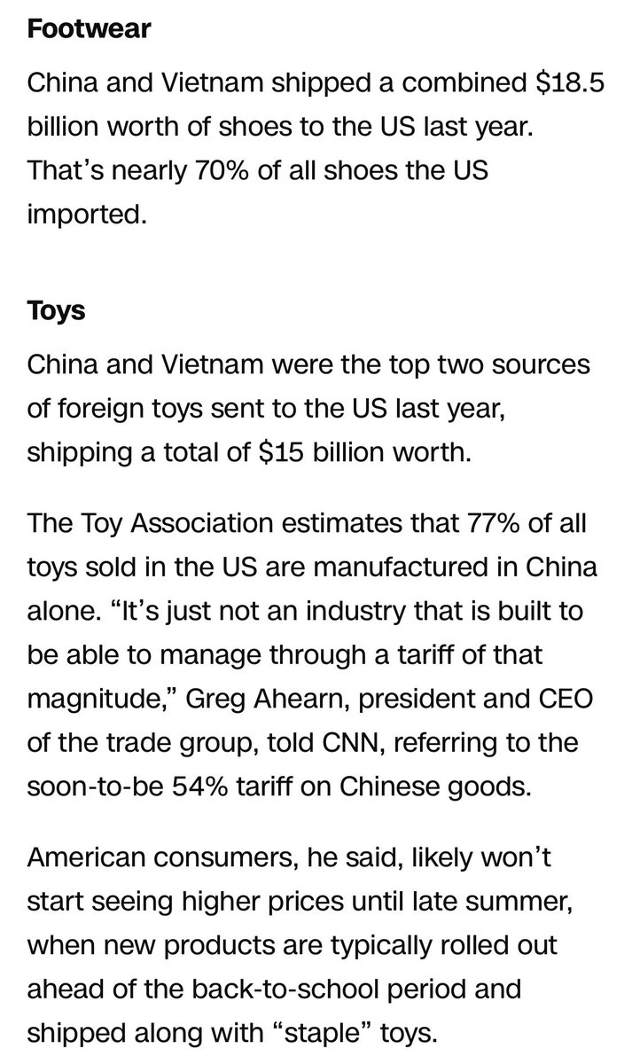 docrocktex26's tweet photo. Here’s what could soon cost you a lot more because of Trump’s massive tariffs - @CNN #RobberyInProgress https://t.co/k478Dlk6v3 https://t.co/plGLC92hdR
