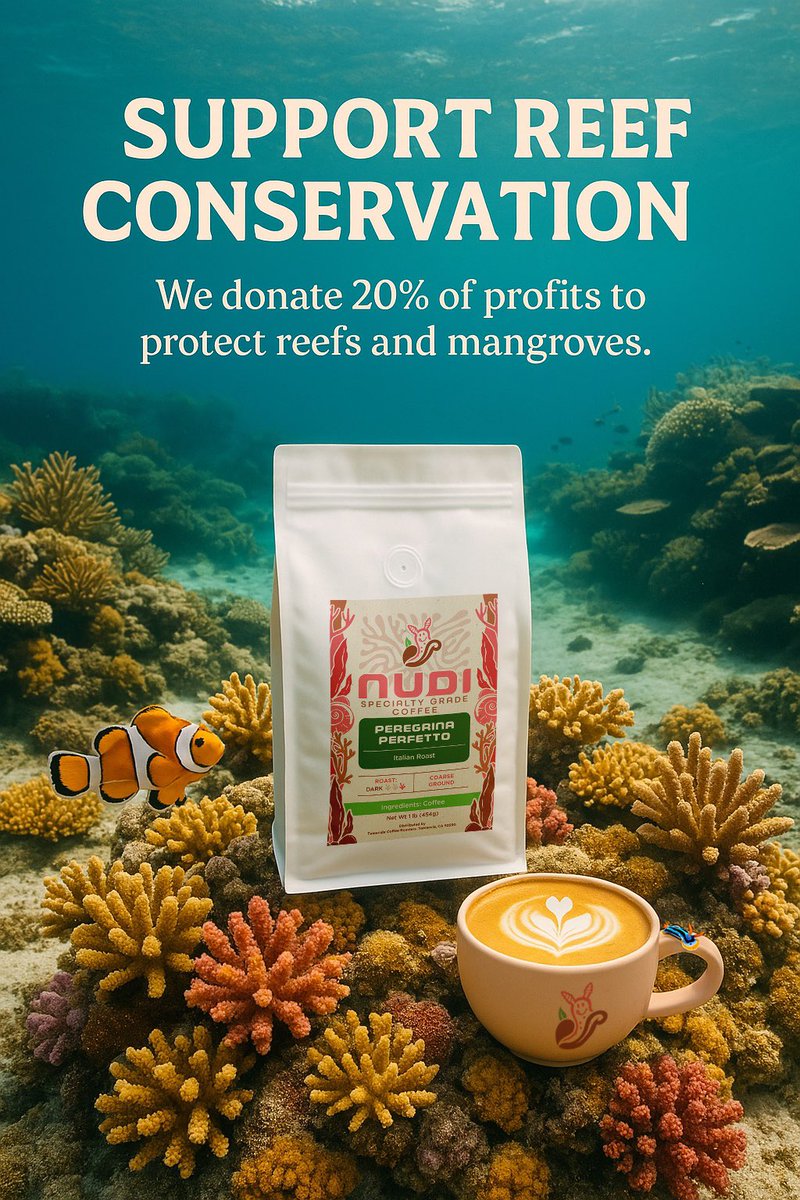 🌊☕️ Calling all #scubadivers and eco-conscious travelers! 🌍 We’re thrilled to launch our specialty grade coffee brand, dedicated to coral reef and mangrove preservation. 🎉 Every sip helps protect our oceans! #SustainableCoffee #MarineConservation #EcoFriendly #CoffeeLovers