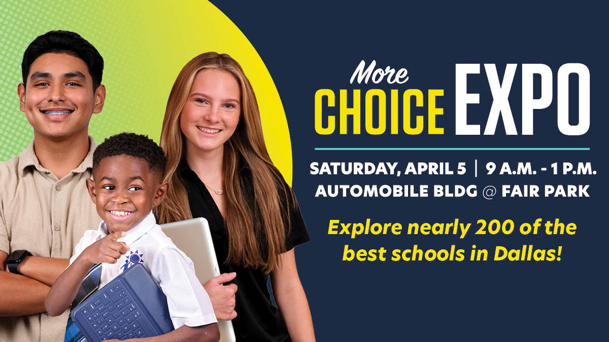 dallasschools's tweet photo. TOMORROW! Don’t miss the More Choice Expo and apply EARLY for the 2025-2026 school year. Explore all the unique programs and opportunities Dallas ISD has to offer. See you there! 📚 https://t.co/SZQsemd79R