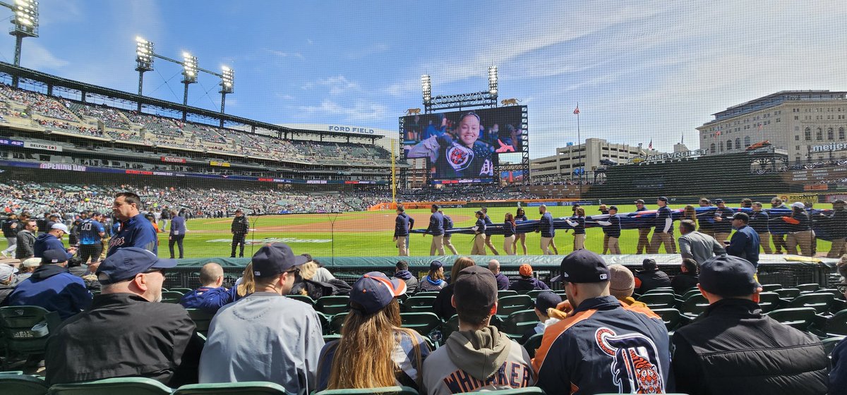 Sprtywarriormsu's tweet photo. Good to be back again for #OpeningDay @tigers https://t.co/ErTECT6UPB