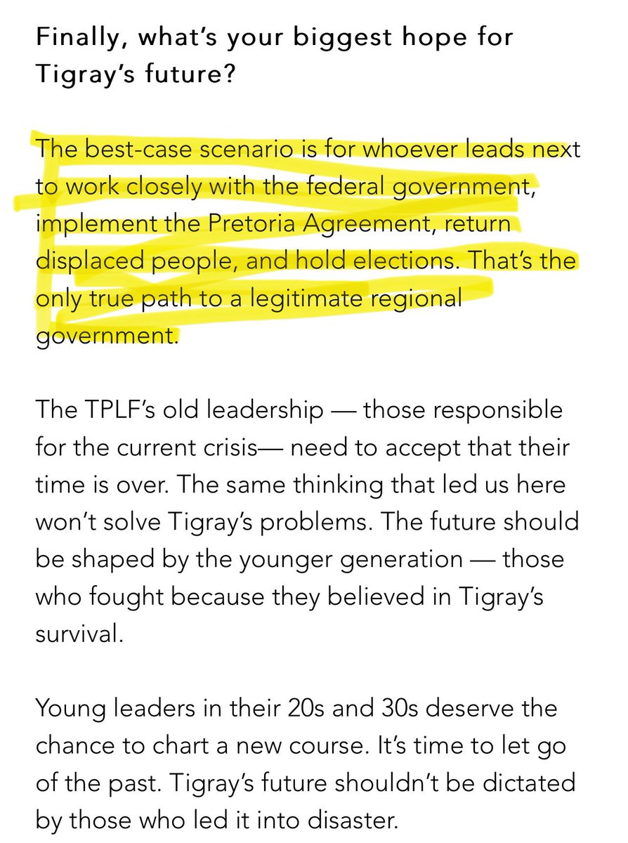AlexBerhe6's tweet photo. @reda_getachew #WakeUpToReality
I agree with @reda_getachew
The only way out for political unsettlement in #Tigray & at large in #Ethiopia is Implementing the Pretoria Agreement fully.
#ImplementCoHA fully with TIMEFRAME❗️
@_AfricanUnion @OluObasanjo @UhuruKE @AsstSecStateAF @EU_Commission https://t.co/FnsEhVSJah