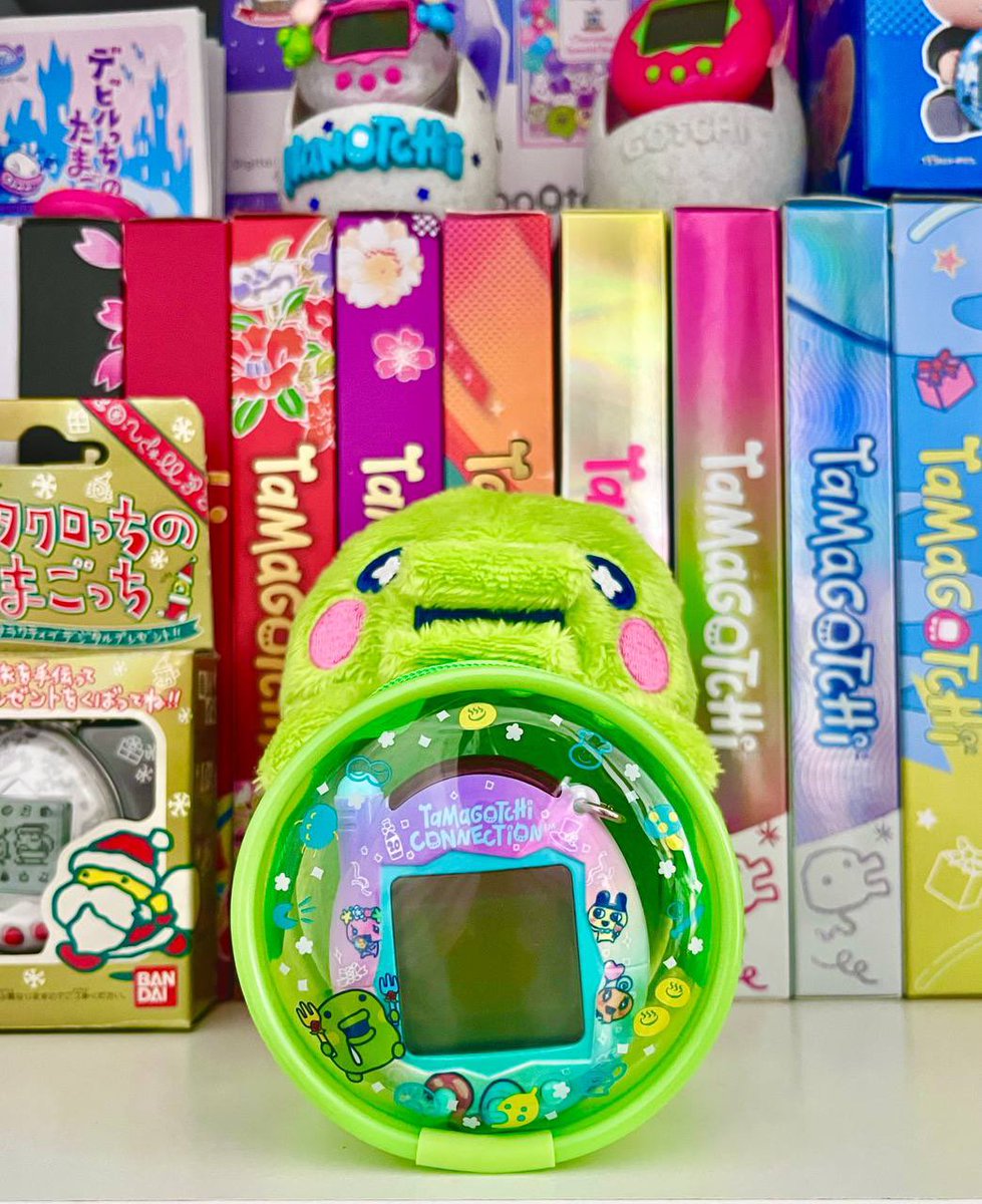 NaNotchi_'s tweet image. ✨Kuchipatchi is love 💚 #Tamagotchi ✨