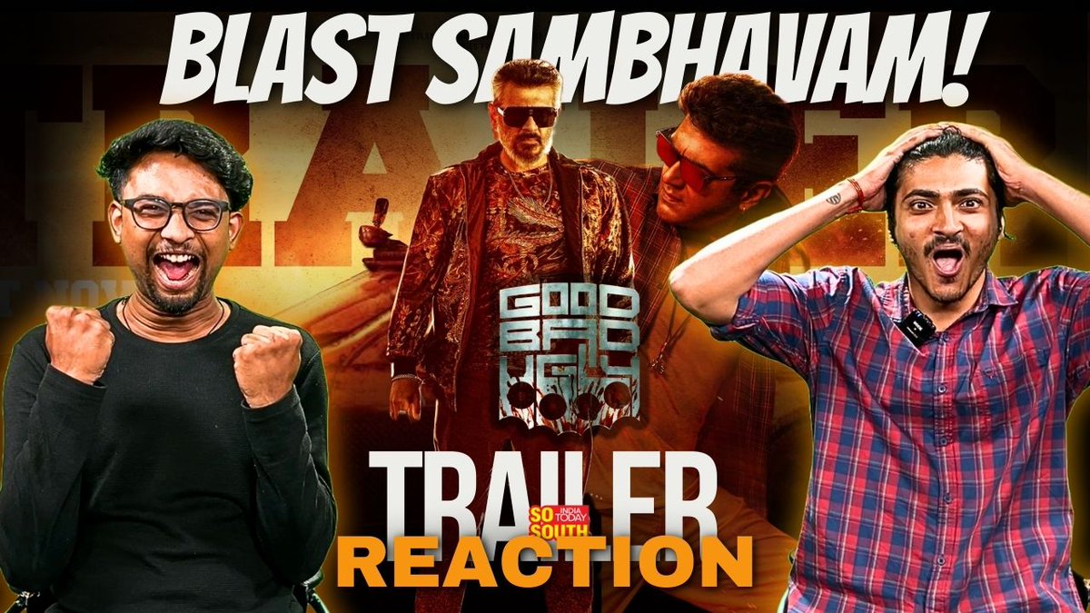 Good Bad Ugly Trailer Reaction: We loved the trailer, OG SAMBHAVAM. Ajith Kumar | Trisha | Adhik Ravichandran.  

Check the full reaction and share.

Link: youtu.be/aaT3oLKZdic

#GoodBadUglyTrailer #AjithKumar #AdhikRavichandran #GoodBadUgly #MythriMovieMakers