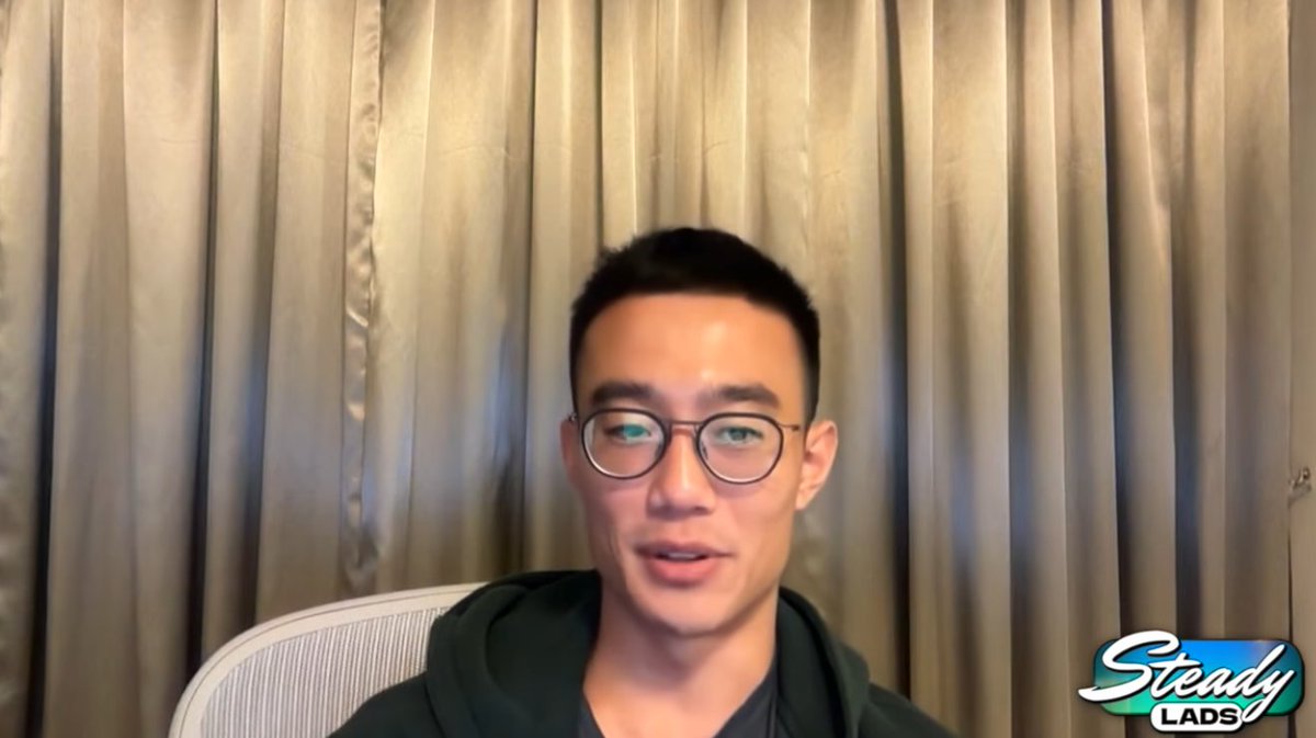 Summary of <a href="/chameleon_jeff/">jeff.hl</a>'s key points on Steady Lads:

- Markets still very active, traders not quiet til much later in a downturn

- % of Binance/Bybit volume are primary internal metrics, but don't tell the full story

- most people think they're just building an exchange,