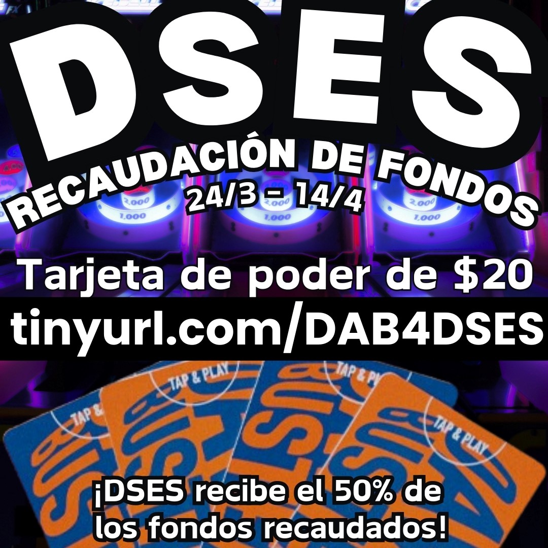 Dolphins, it's Spring Break so level up the fun with a Dave &amp; Buster's $20 Power Card!! They can used for games, food, &amp; good times! DSES will receive 50% of all sales! You have until April 14 to get in on the fun!
