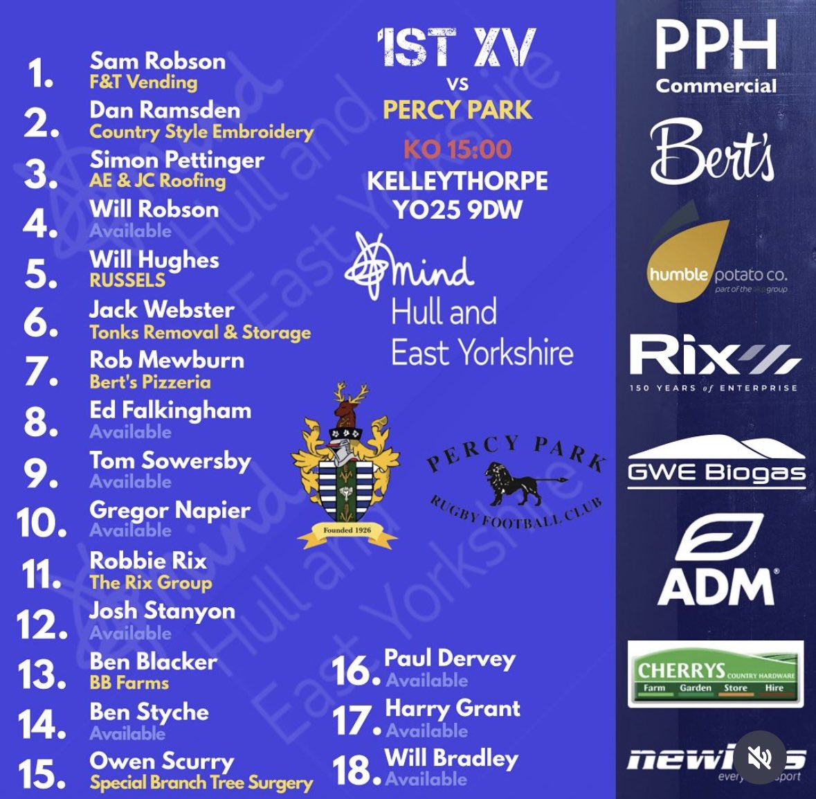 Driffield RUFC tweet media