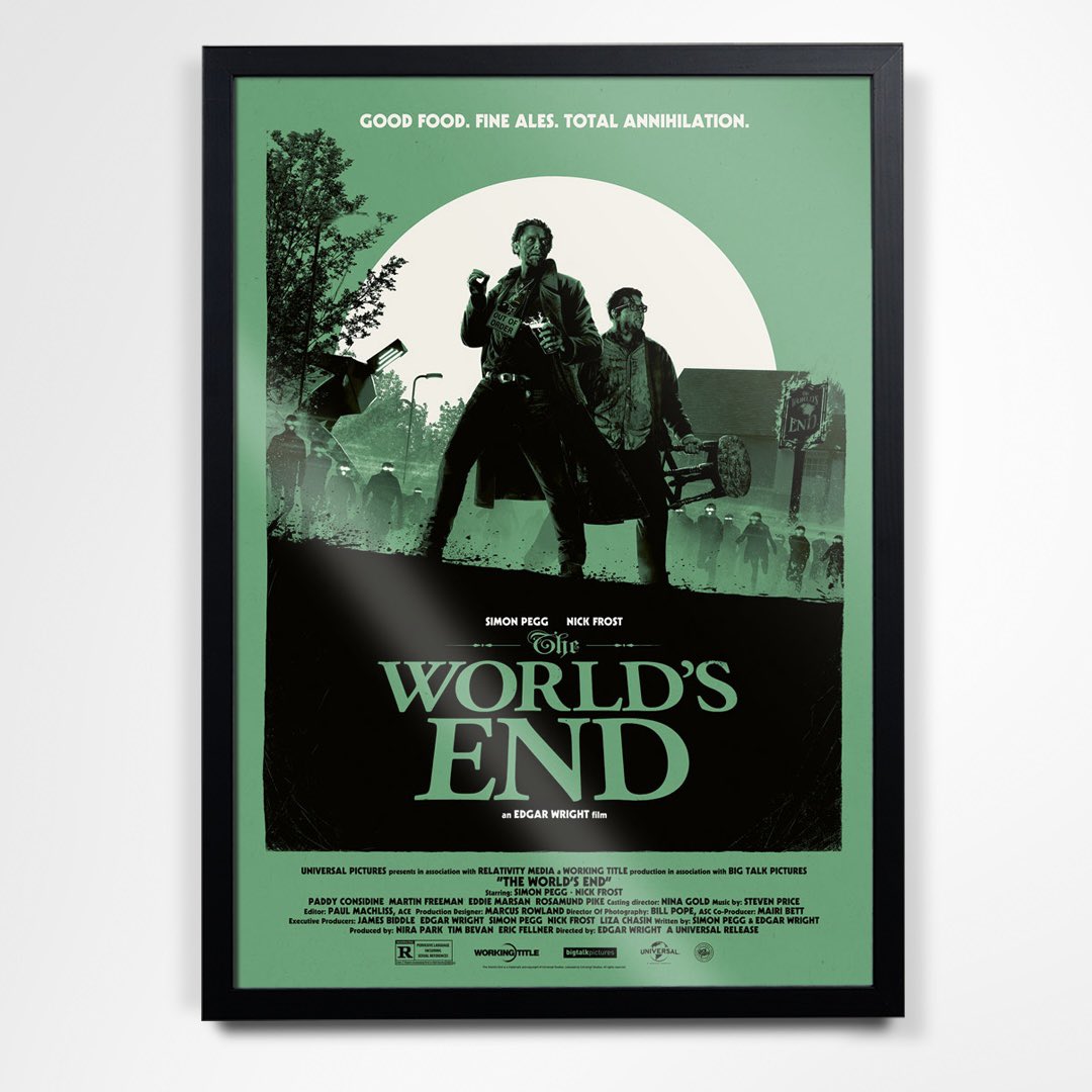 “How’s that for a slice of fried gold?”

The Cornetto Trilogy by <a href="/Cakes_Comics/">Matt Ferguson</a> is now available at <a href="/VicePressNews/">Vice Press</a> 

You can also get them ready to display in our premium frames!

Available at Vice-Press.com