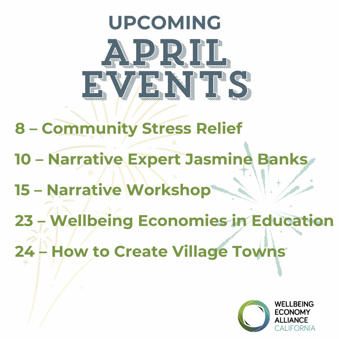 Wellbeing Economy Alliance California Hub tweet media