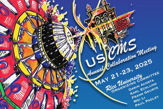 It’s happening! <a href="/RiceUniversity/">Rice University</a> will host the annual meeting of the US CMS scientific collaboration this May. Grab your Higgs bosons and top quarks, and perhaps catch a glimpse of the quark gluon plasma! 😉 ⚛️🦉<a href="/RicePhysAstro/">Rice Physics and Astronomy</a> <a href="/RiceNatSci/">Rice Natural Sciences</a>