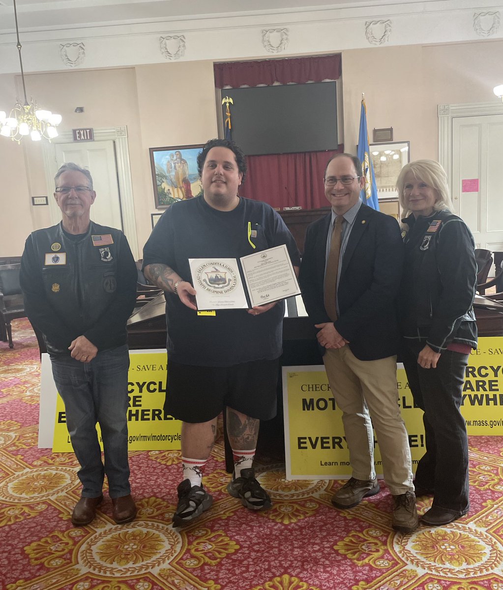 Dominick Pangallo (@dspangallo) on Twitter photo Check twice, save a life!
Today we welcomed #SalemMA and North Shore motorcyclists to City Hall to mark Motorcycle Safety Awareness Period.
Find out more at  mass.gov/news/motorcycl…. Check twice, save a life!
Today we welcomed #SalemMA and North Shore motorcyclists to City Hall to mark Motorcycle Safety Awareness Period.
Find out more at  mass.gov/news/motorcycl….
