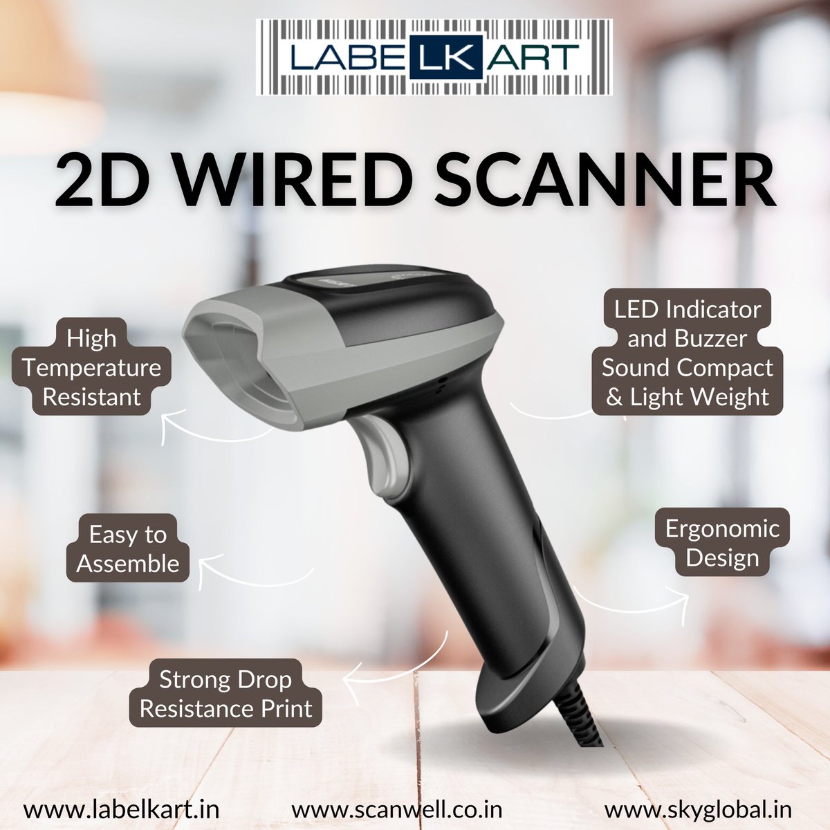labelkart's tweet photo. SCANWELL SCW-SG22W 2D Wired Barcode Scanner | USB Handheld Barcode Reader for Retail, POS &amp; Inventory✨

Barcode Label | Barcode Printer | Barcode Scanner 

#skyglobal #skyglobalpvtltd #labelkart #scanwell #barcode #barcodescanner #barcodelabels #barcodeprinters #barcodeprinter https://t.co/ThmYpk4MAC