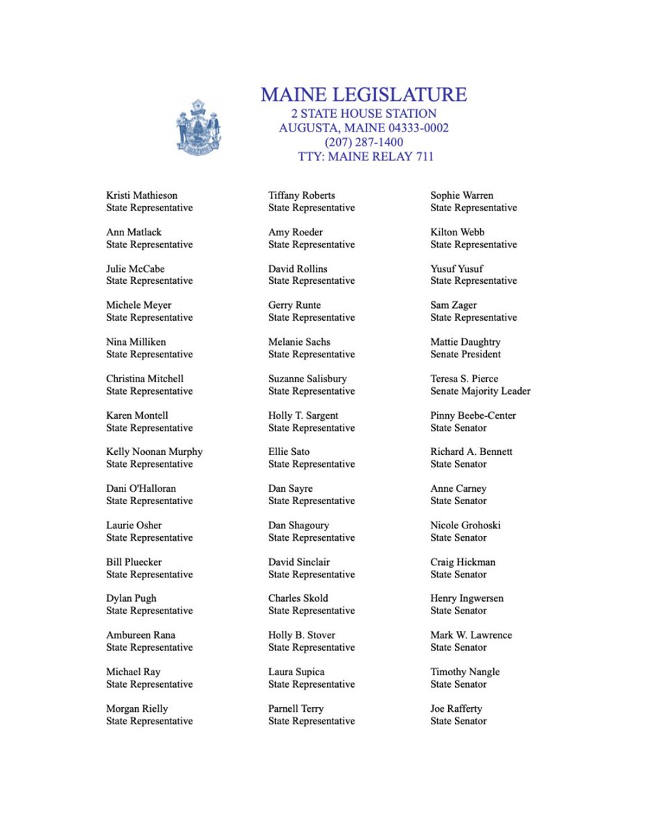 Maine Senate Democrats tweet media